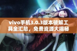 vivo手机3.0.3版本破解工具全汇总，免费资源大揭秘