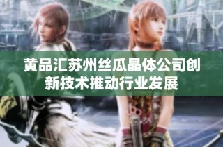 黄品汇苏州丝瓜晶体公司创新技术推动行业发展