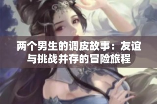 两个男生的调皮故事：友谊与挑战并存的冒险旅程