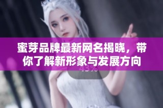 蜜芽品牌最新网名揭晓，带你了解新形象与发展方向