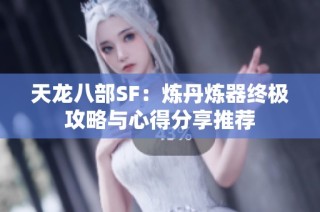 天龙八部SF：炼丹炼器终极攻略与心得分享推荐