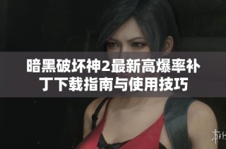 暗黑破坏神2最新高爆率补丁下载指南与使用技巧