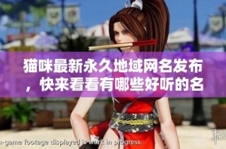 猫咪最新永久地域网名发布，快来看看有哪些好听的名称！