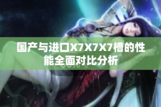 国产与进口X7X7X7槽的性能全面对比分析