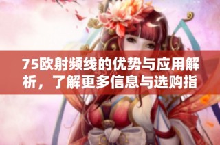 75欧射频线的优势与应用解析，了解更多信息与选购指南