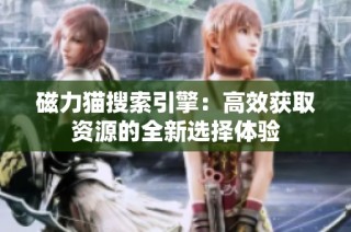 磁力猫搜索引擎：高效获取资源的全新选择体验