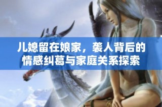 儿媳留在娘家，袭人背后的情感纠葛与家庭关系探索