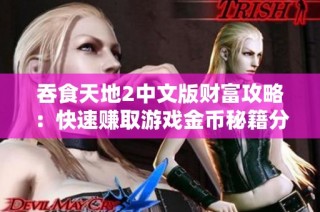 吞食天地2中文版财富攻略：快速赚取游戏金币秘籍分享