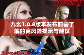 九幺1.0.8版本发布前需了解的高风险提示与建议