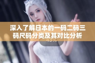 深入了解日本的一码二码三码尺码分类及其对比分析