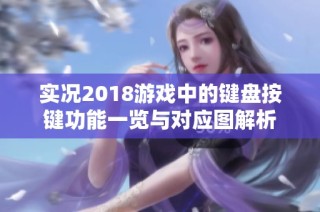 实况2018游戏中的键盘按键功能一览与对应图解析