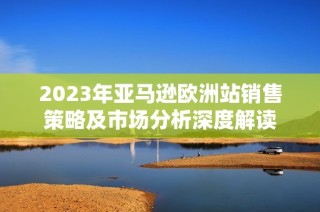 2023年亚马逊欧洲站销售策略及市场分析深度解读