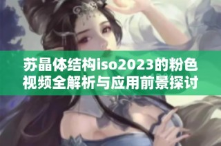 苏晶体结构iso2023的粉色视频全解析与应用前景探讨