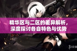 精华区与二区的差异解析，深度探讨各自特色与优势