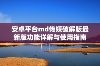 安卓平台md传媒破解版最新版功能详解与使用指南