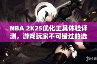 NBA 2K25优化工具体验评测，游戏玩家不可错过的选择