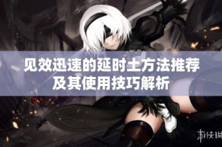 见效迅速的延时土方法推荐及其使用技巧解析