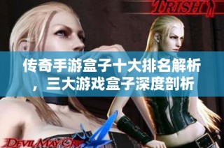 传奇手游盒子十大排名解析，三大游戏盒子深度剖析