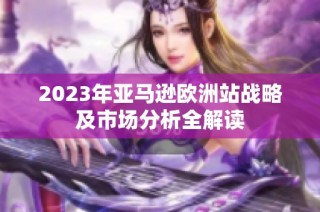 2023年亚马逊欧洲站战略及市场分析全解读