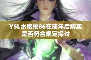 YSL水蜜桃86在成年后购买是否符合规定探讨