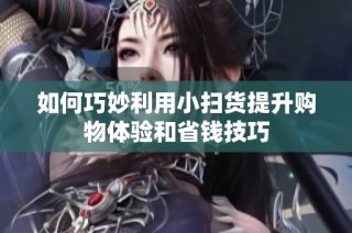 如何巧妙利用小扫货提升购物体验和省钱技巧