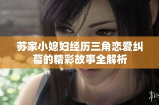 苏家小媳妇经历三角恋爱纠葛的精彩故事全解析