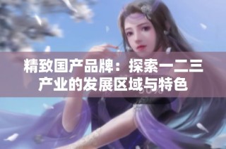 精致国产品牌：探索一二三产业的发展区域与特色