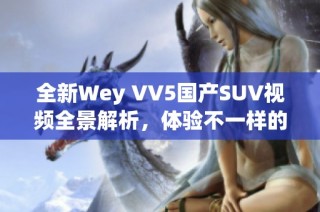 全新Wey VV5国产SUV视频全景解析，体验不一样的驾驶乐趣