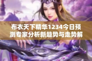 布衣天下精华1234今日预测专家分析新趋势与走势解读