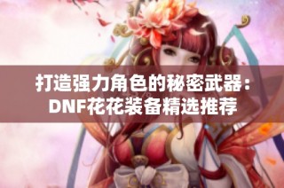 打造强力角色的秘密武器：DNF花花装备精选推荐
