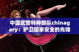 中国武警特种部队chinagary：护卫国家安全的先锋力量