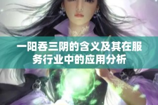 一阳吞三阴的含义及其在服务行业中的应用分析