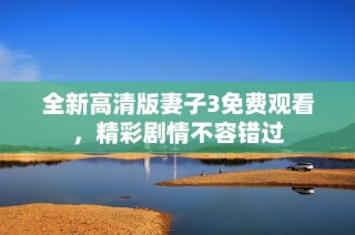 全新高清版妻子3免费观看，精彩剧情不容错过