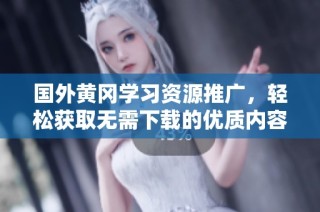 国外黄冈学习资源推广，轻松获取无需下载的优质内容