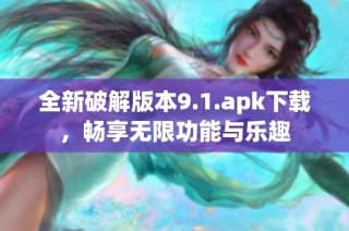全新破解版本9.1.apk下载，畅享无限功能与乐趣