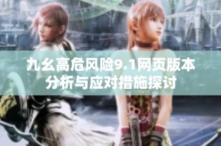 九幺高危风险9.1网页版本分析与应对措施探讨