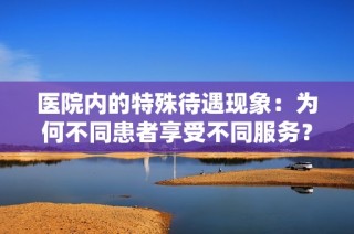 医院内的特殊待遇现象：为何不同患者享受不同服务？