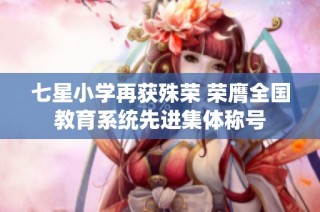 七星小学再获殊荣 荣膺全国教育系统先进集体称号