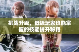 挑战升级，低级玩家也能掌握的技能提升秘籍