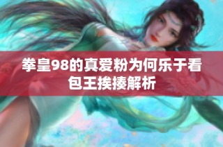 拳皇98的真爱粉为何乐于看包王挨揍解析