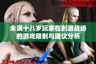 未满十八岁玩家在刺激战场的游戏限制与建议分析