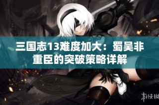 三国志13难度加大：蜀吴非重臣的突破策略详解