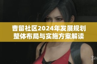 曹留社区2024年发展规划整体布局与实施方案解读