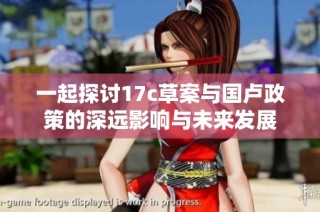 一起探讨17c草案与国卢政策的深远影响与未来发展