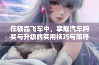 在极品飞车中，掌握汽车购买与升级的实用技巧与策略