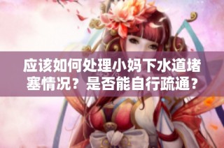 应该如何处理小妈下水道堵塞情况？是否能自行疏通？