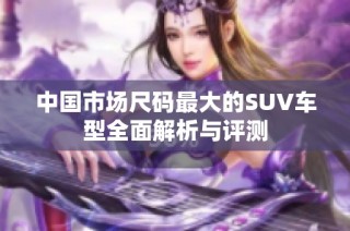 中国市场尺码最大的SUV车型全面解析与评测