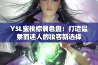 YSL蜜桃棕调色盘：打造温柔而迷人的妆容新选择