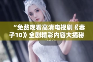 “免费观看高清电视剧《妻子10》全剧精彩内容大揭秘”