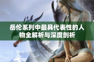 岳伦系列中最具代表性的人物全解析与深度剖析